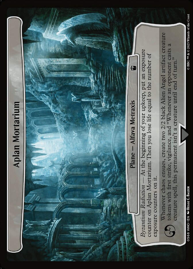 Aplan Mortarium (WHO) (568) / Planar Cards