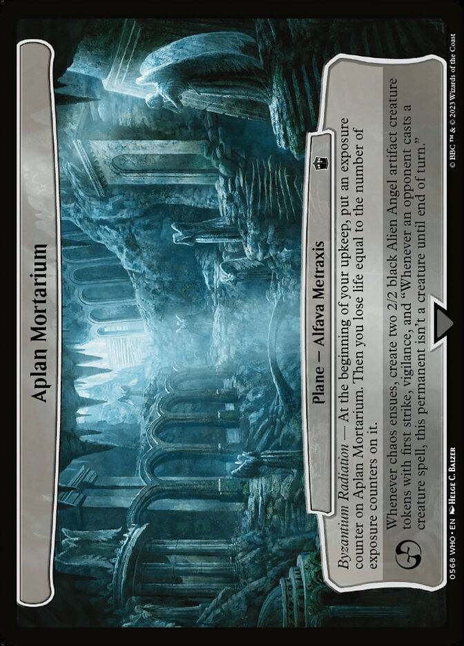Aplan Mortarium (WHO) (568) / Planar Cards