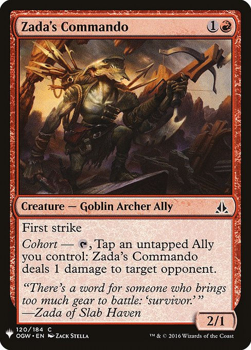 Zada's Commando (PLST) (OGW-120)