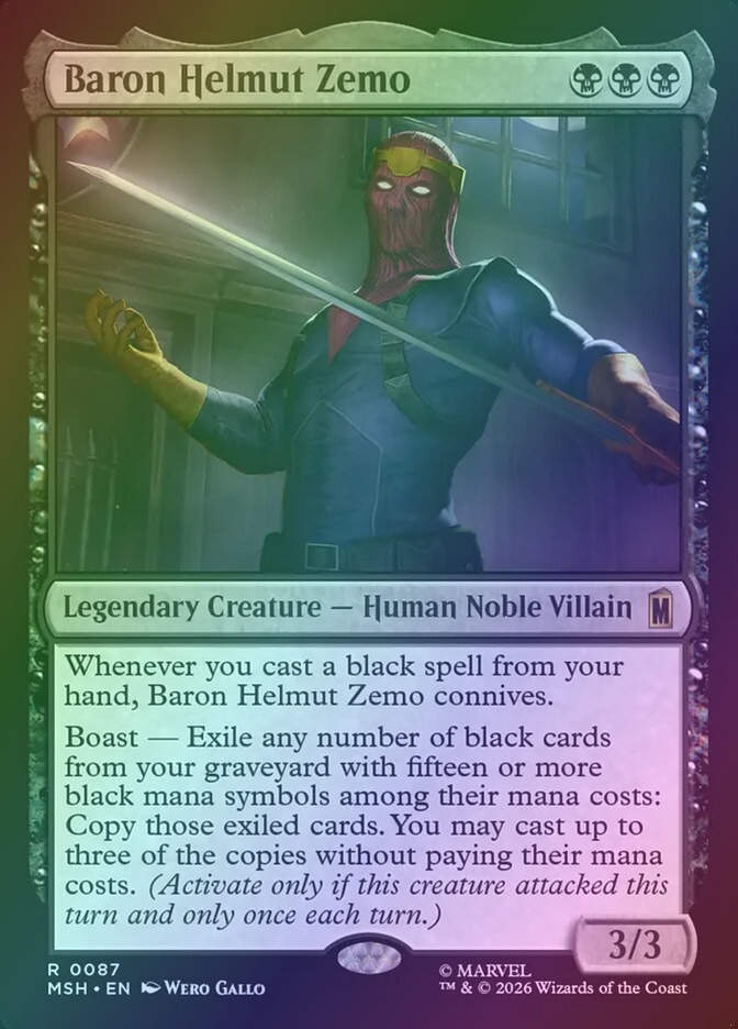 Baron Helmut Zemo (MSH) (87) / Foil