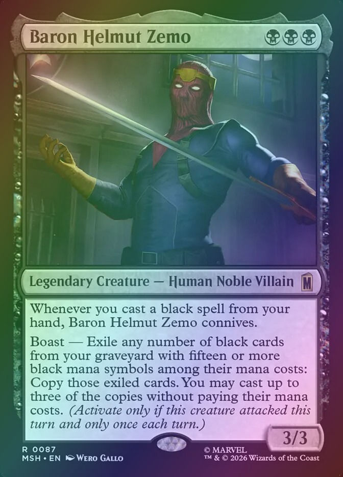 Baron Helmut Zemo (MSH) (87) / Foil