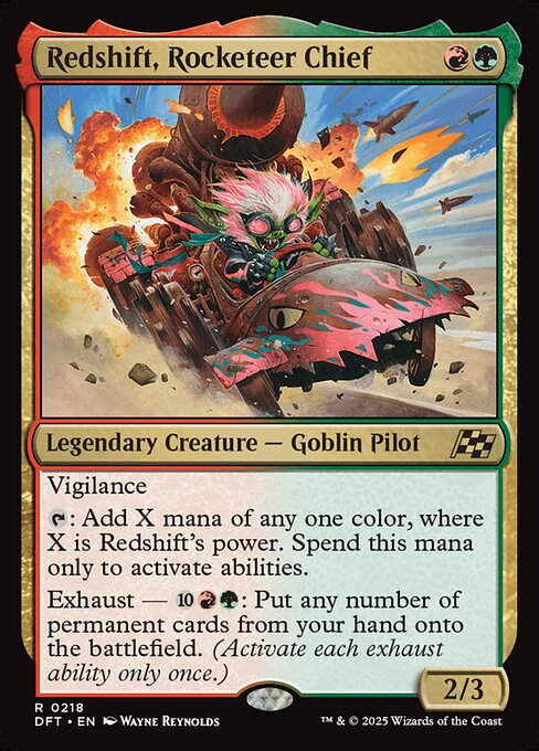 Redshift, Rocketeer Chief (DFT) (218)