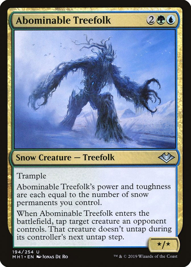 Abominable Treefolk (MH1) (194)