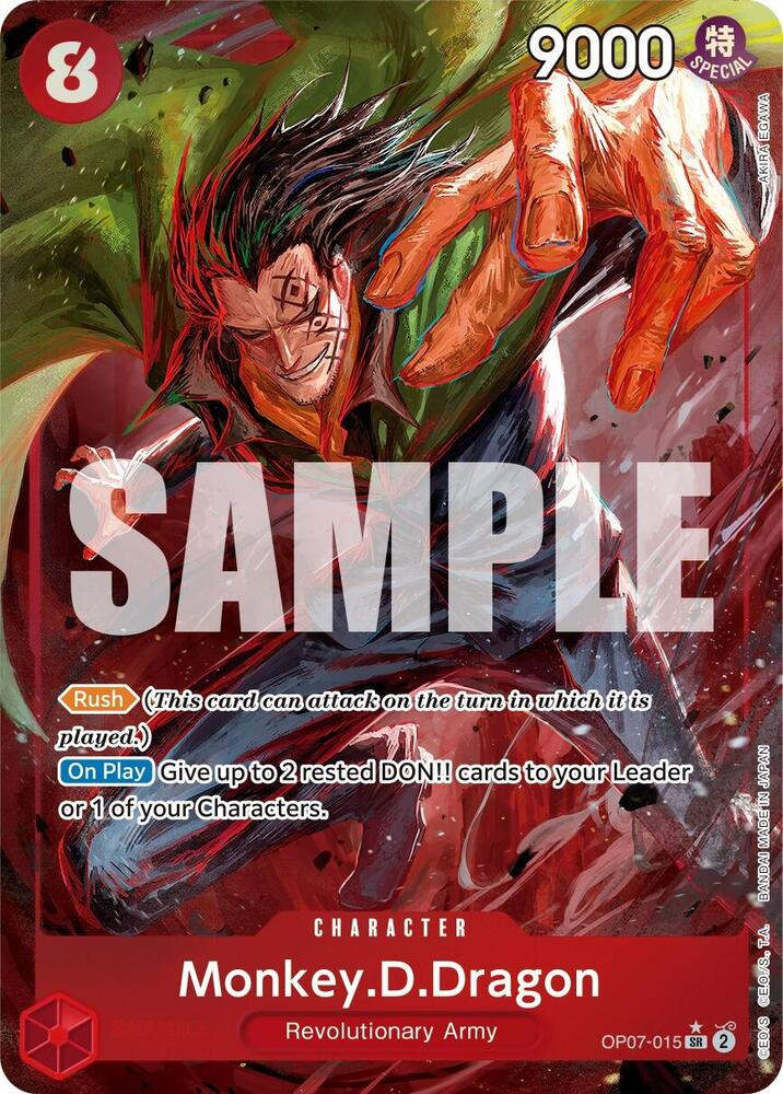Monkey.D.Dragon (015) (Parallel) (OP07-015) / Foil