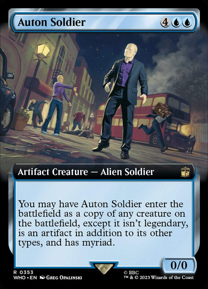 Auton Soldier (WHO) (353) / Extended Art