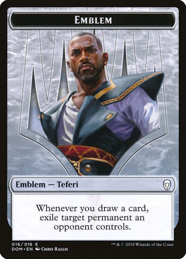 Teferi, Hero of Dominaria Emblem (TDOM)
