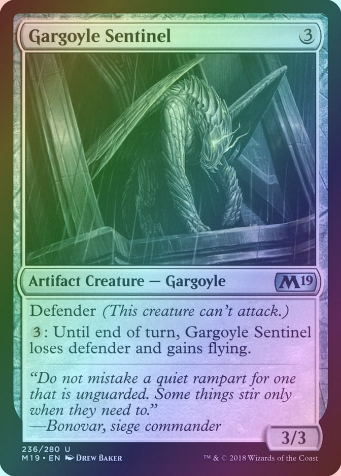 Gargoyle Sentinel (M19) (236) / Foil