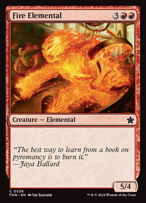 Fire Elemental (FDN) (538) (Beginner)