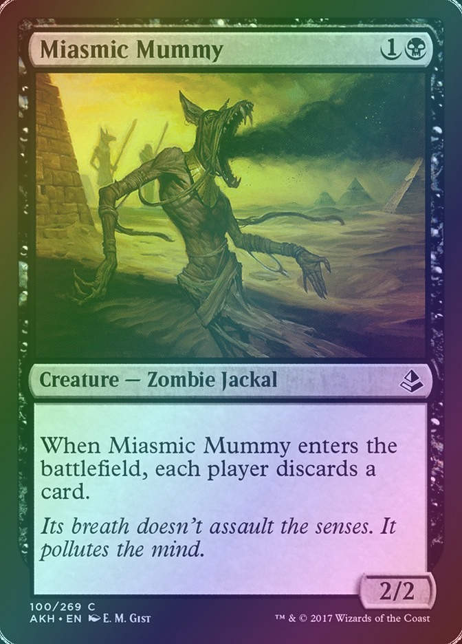 Miasmic Mummy (AKH) (100) / Foil