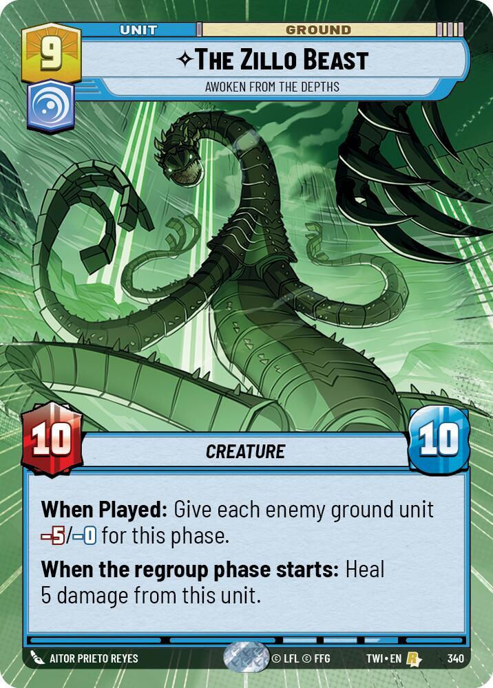 The Zillo Beast - Awoken From The Depths (Hyperspace) (TWI) (340) / Foil