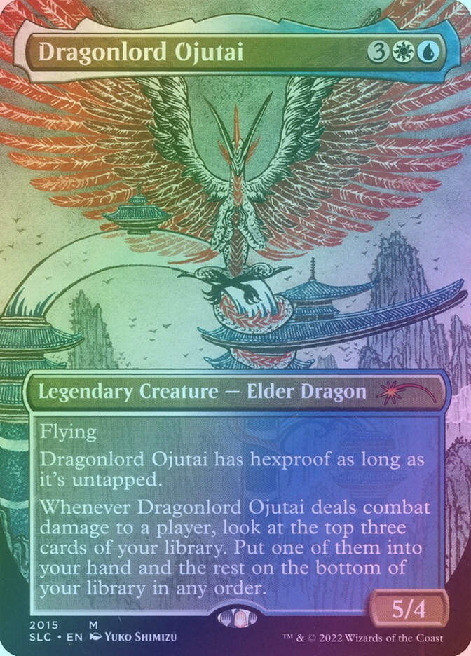 Dragonlord Ojutai (SLC) (2015) / Borderless / Foil