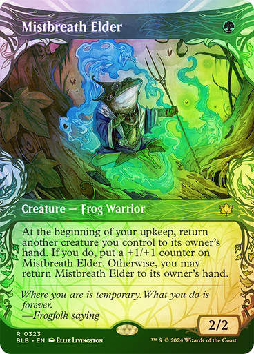 Mistbreath Elder (blb) (323) / Showcase Foil