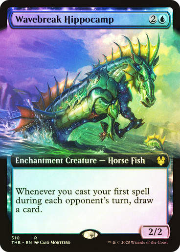 Wavebreak Hippocamp (THB) (310) / Extended Art / Foil