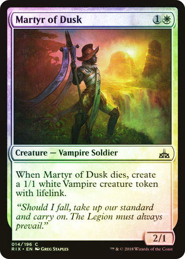 Martyr of Dusk (RIX) (14) / Foil