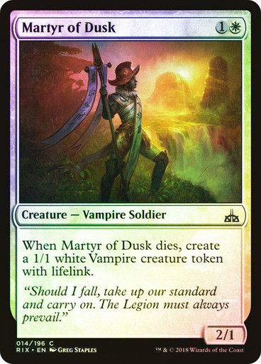 Martyr of Dusk (RIX) (14) / Foil