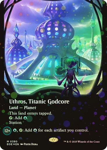 Uthros, Titanic Godcore (EOE) (380) / Borderless Galaxy Foil