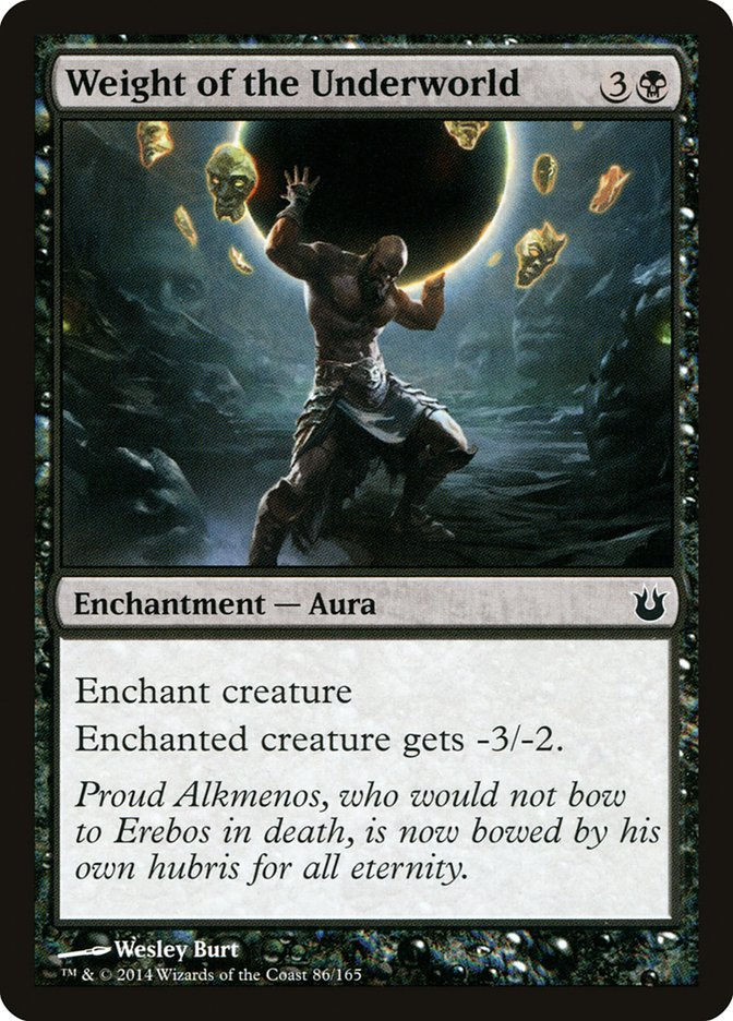 Weight of the Underworld (BNG) (86) / Foil