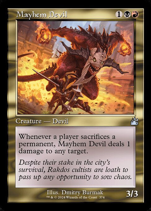 Mayhem Devil (rvr) (374) / Retro