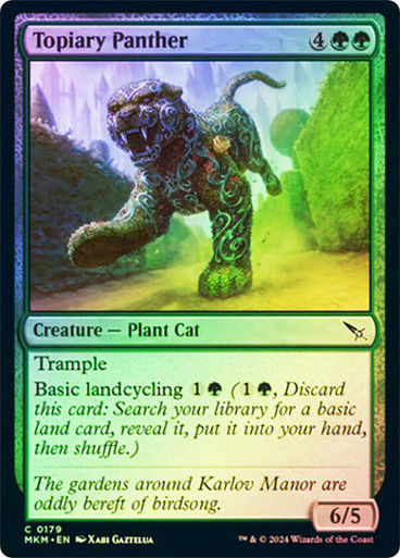 Topiary Panther (mkm) (179) / Foil