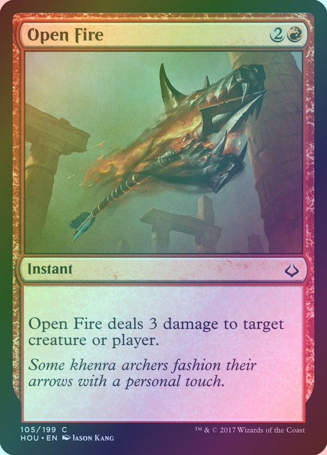 Open Fire (HOU) (105) / Foil
