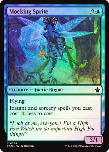Mocking Sprite (FDN) (159) / Foil