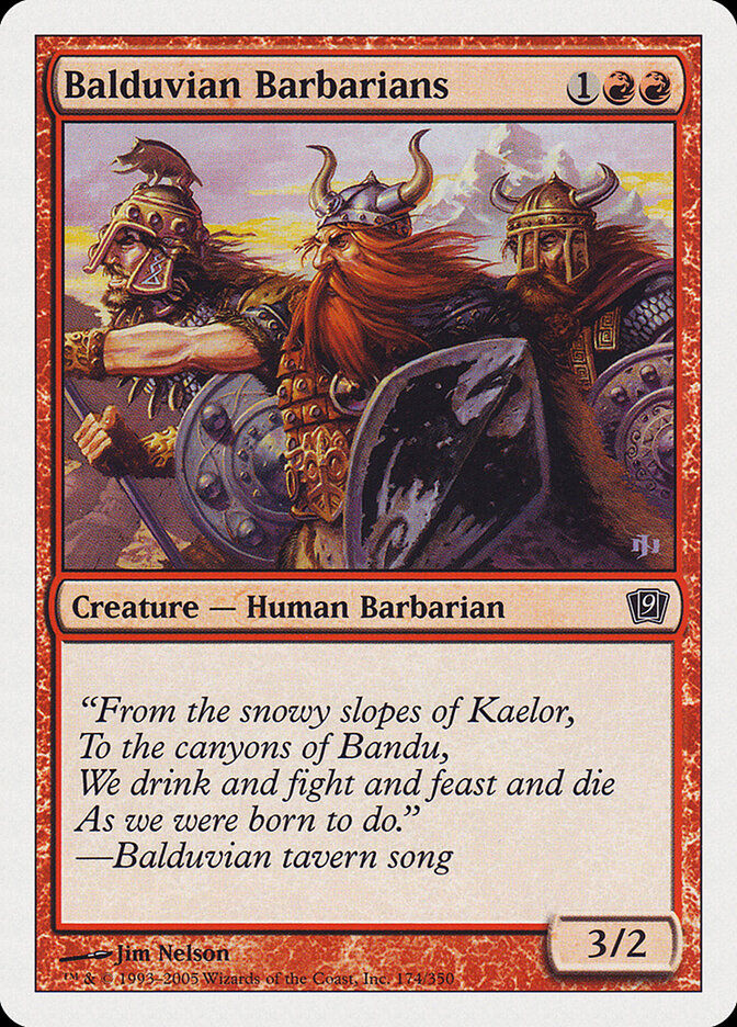 Balduvian Barbarians (9ED) (174)