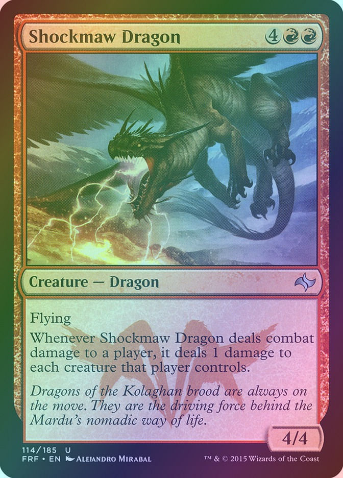 Shockmaw Dragon (FRF) (114) / Foil