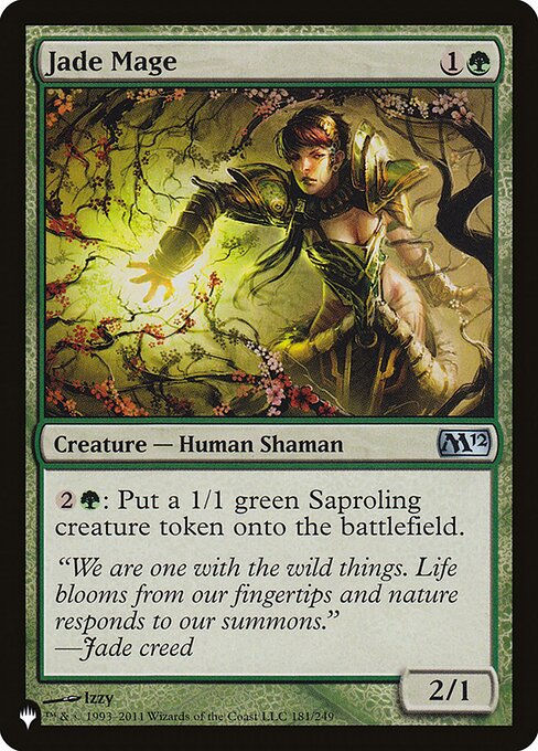 Jade Mage (PLST) (M12-181)