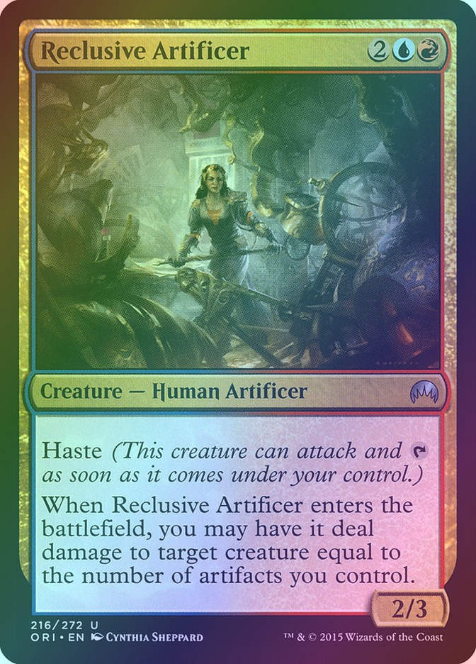 Reclusive Artificer (ORI) (216) / Foil