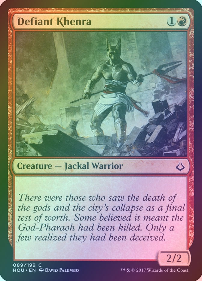 Defiant Khenra (HOU) (89) / Foil