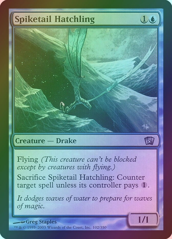 Spiketail Hatchling (8ED) (102★) / Foil