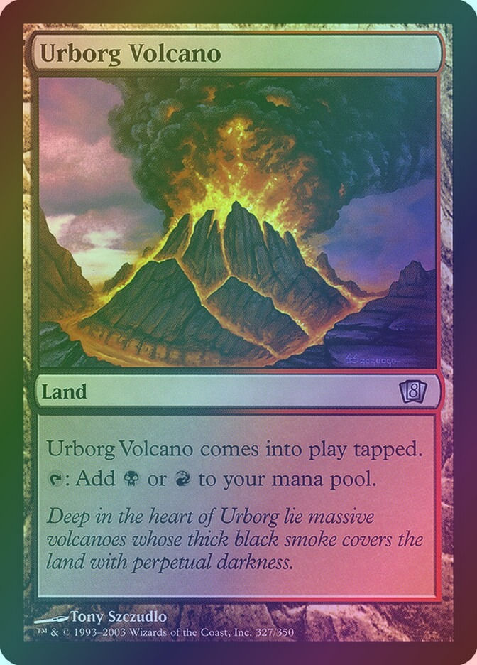 Urborg Volcano (8ED) (327★) / Foil