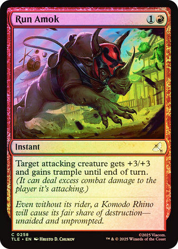 Run Amok (TLE) (258) / Foil