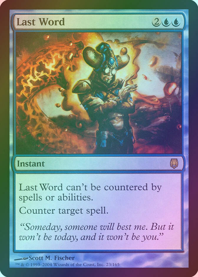 Last Word (DST) (23) / Foil