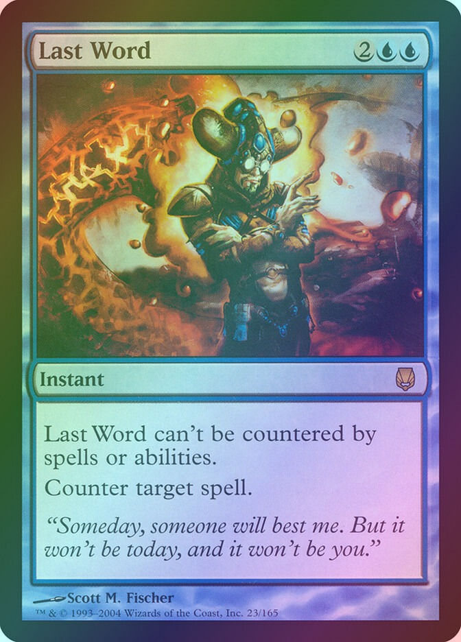 Last Word (DST) (23) / Foil