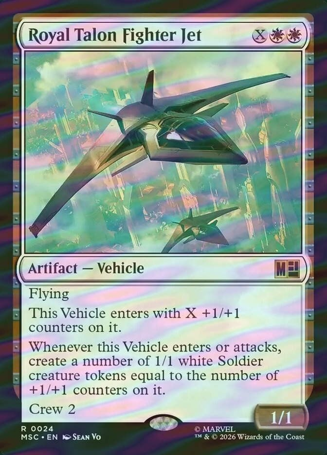 Royal Talon Fighter Jet (MSC) (24) / Surge Foil
