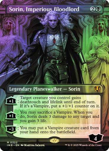 Sorin, Imperious Bloodlord (INR) (322) / Foil / Borderless