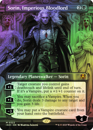 Sorin, Imperious Bloodlord (INR) (322) / Foil / Borderless