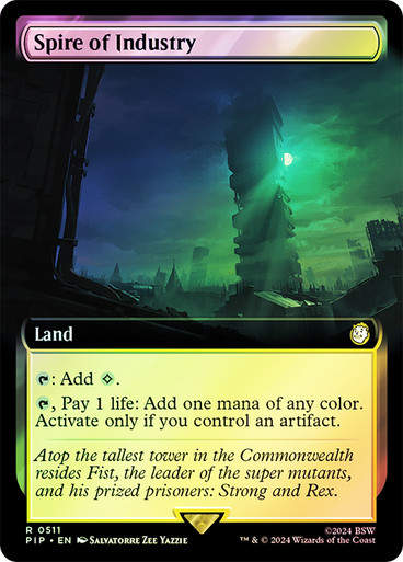 Spire of Industry (pip) (511) / Extended Art Foil