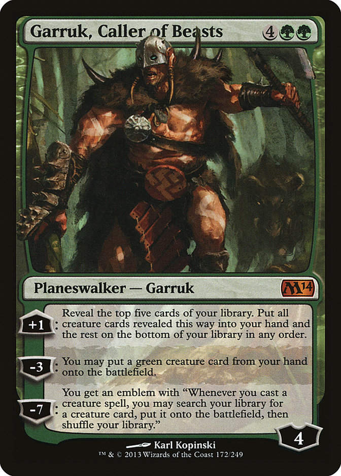 Garruk, Caller of Beasts (M14) (172)