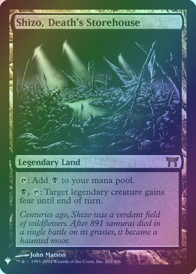 Shizo, Death's Storehouse (PLST) (CHK-283) / Foil