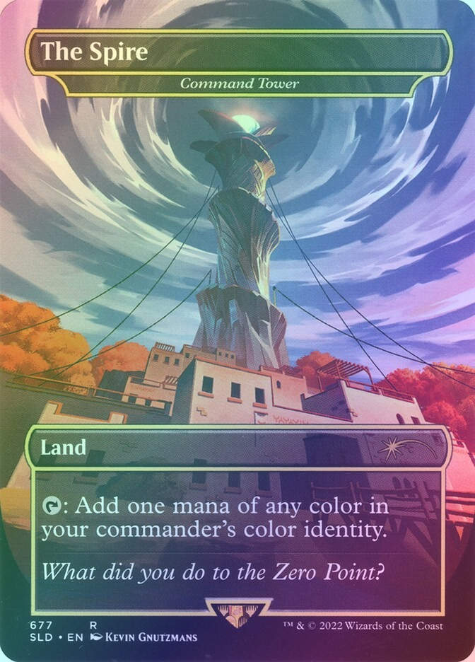 Command Tower (SLD) (677) / Borderless / Foil