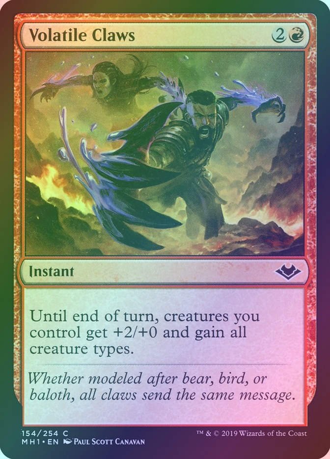 Volatile Claws (MH1) (154) / Foil