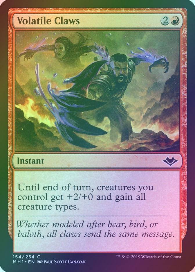 Volatile Claws (MH1) (154) / Foil