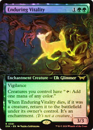 Enduring Vitality (DSK) (381) / Foil / Extended Art