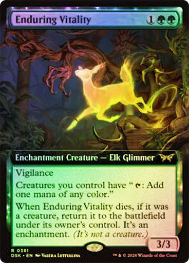 Enduring Vitality (DSK) (381) / Foil / Extended Art