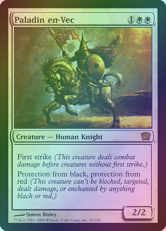 Paladin en-Vec (9ED) (32★) / Foil