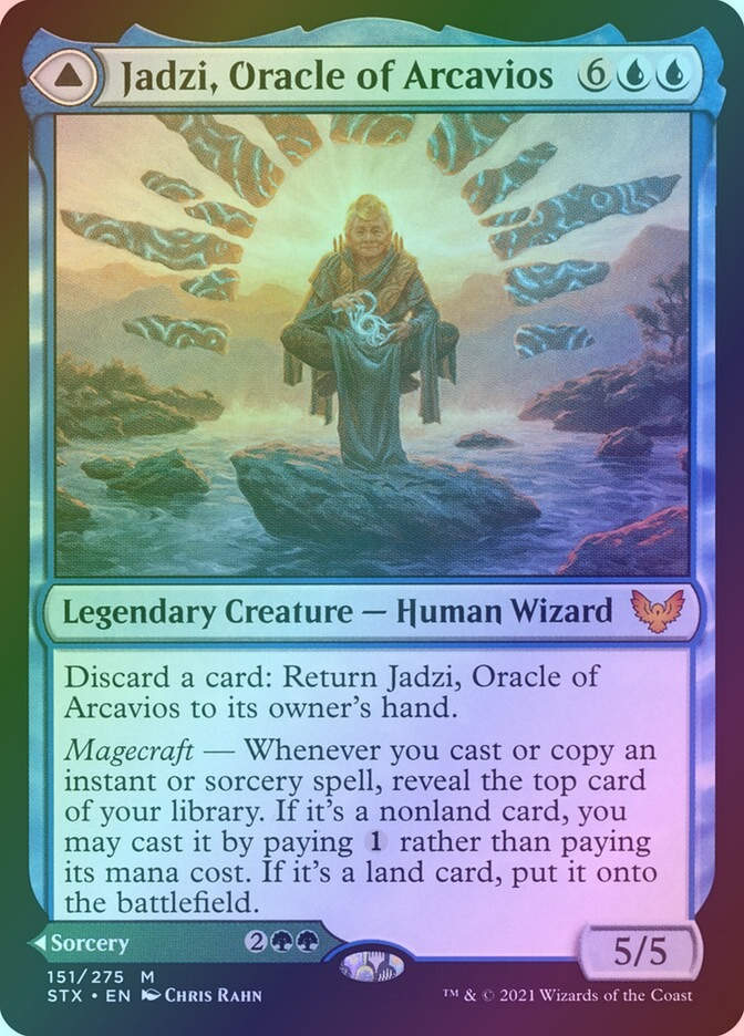 Jadzi, Oracle of Arcavios // Journey to the Oracle (STX) (151) / Foil