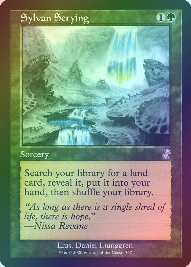 Sylvan Scrying (TSR) (367) / Foil