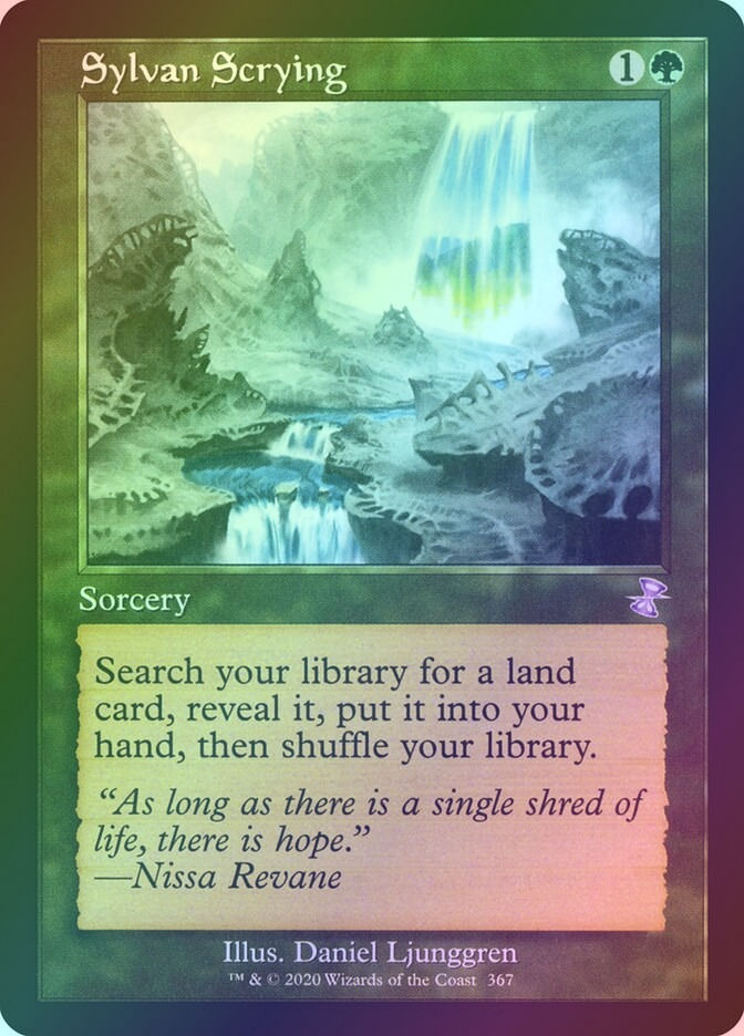 Sylvan Scrying (TSR) (367) / Foil